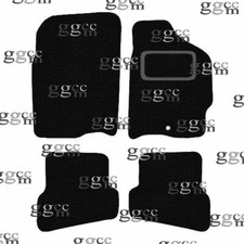 FITS MAZDA MX6 1987 TO 1997 TAILORED BLACK CARPET CAR FLOOR MATS SET. (1 CLIP)