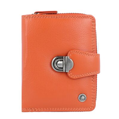 Greenburry Spongy Geldbörse Leder 9cm #16911 (orange)