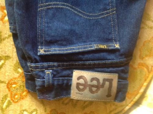 Vintage Lee Riders Blue Denim Jeans Made in USA Sz14 - Picture 4 of 10