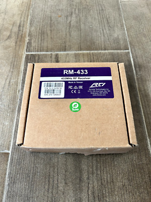 RTI RM-433 10-2100390-16 433MHz RF Receiver w/ Antenna NEW IN BOX