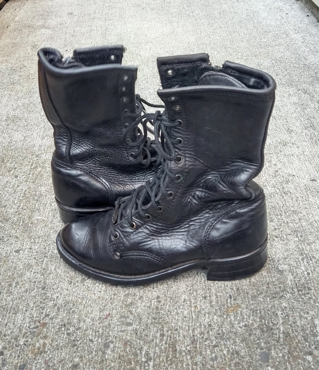 Harley Davidson Boots Women 7 Black Motorcycle Biker Punk Lace Up