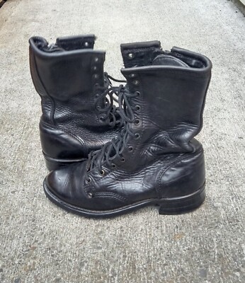 Harley Davidson Boots Women 7 Black Motorcycle Biker Punk Lace Up