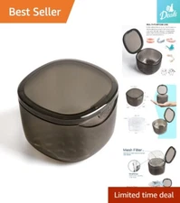 Sturdy Denture Bath Box - No-Leak - Retainer Cleaning Box - Convenient Care