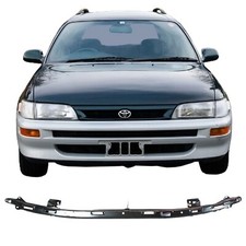 New Toyota Corolla Bumper Face Bar For 1993-1997 Retainer Front Upper Textured