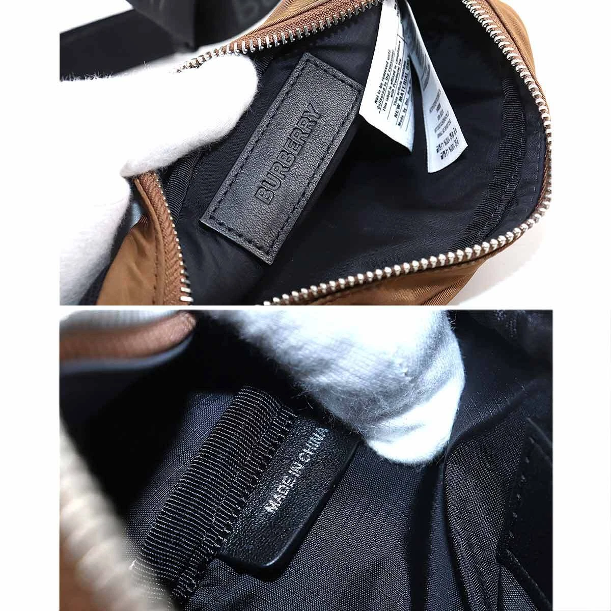 BURBERRY CANNON Crossbody Bag Nylon Brown Purse 90180912 | eBay