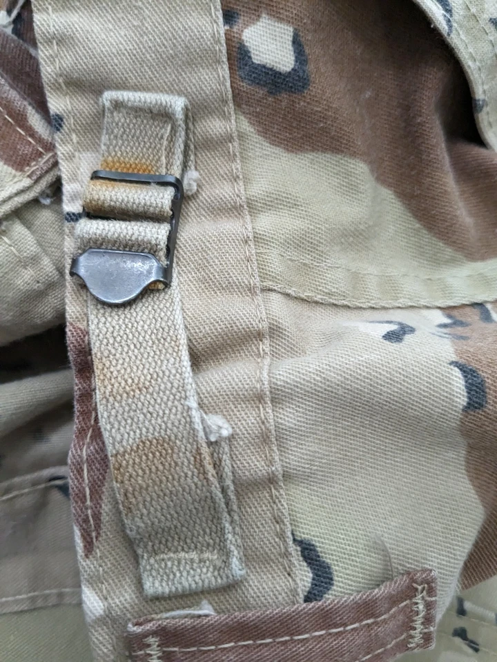 Pantalones Tormenta del Desierto del Ejército de Estados Unidos Juveniles 18 Chocolate Chip Camuflaje Carga Hechos en EE. UU. LEER Foto 3 de 4