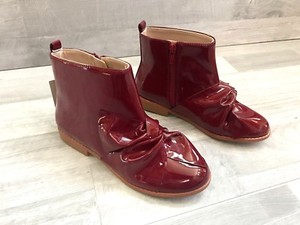 red patent boots zara