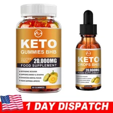 Keto ACV Gummies | Keto Diet Drop Weight Loss Fat Burner Appetite Suppressant