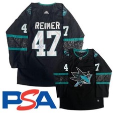 James Reimer Signed Jersey PSA/DNA Autographed San Jose Sharks See Photos