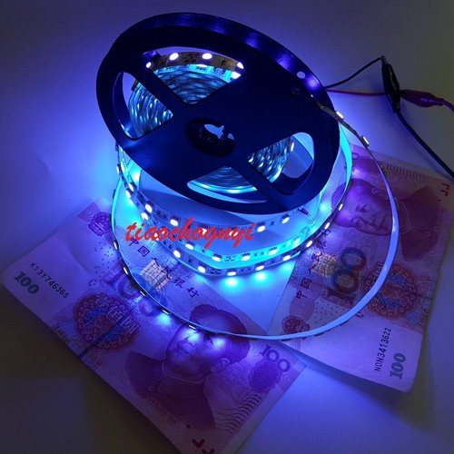 5M 5050 SMD 300 Leds Ultraviolet UV 395-405nm Non-Waterproof Flexible LED Strip - Picture 3 of 4