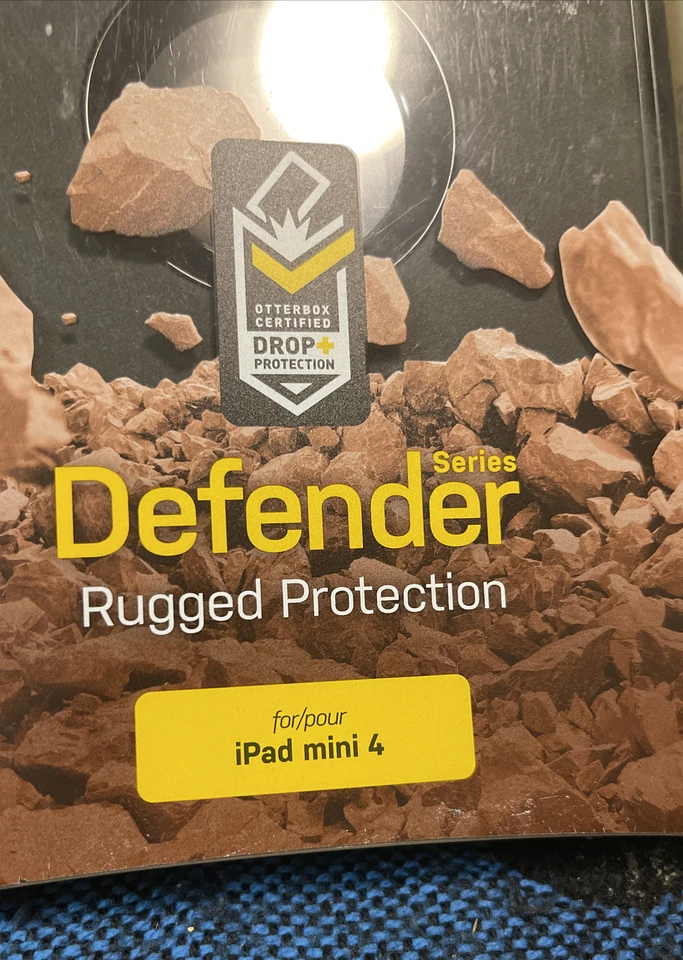 OTTERBOX Defender Case for iPad Mini 4 - Black Full rugged Protection Damage Box - Image 2 of 4