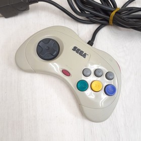 Sega Saturn Console Japanese White Bundle with 2 Controllers &5 Games EVANGELION