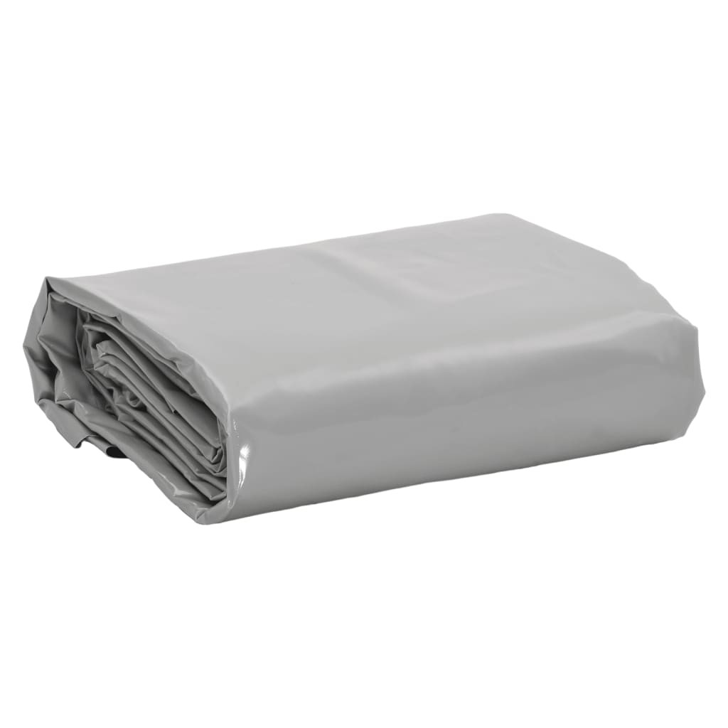 Telone Grigio 3x4 m vidaXL 650g/m² | Telo per Legna e Giardino