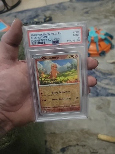 Pokemon Mew EN Charmander Gamestop Exclusive PSA 9 - READ DESCRIPTION❗️