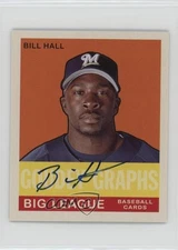 2007 Upper Deck Goudey Goudey Graphs Bill Hall #GG-HA Auto