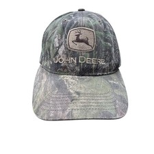 John Deere Tractor Hat Camo Mossy Oak Snapback Adjustable Baseball Cap OSFM