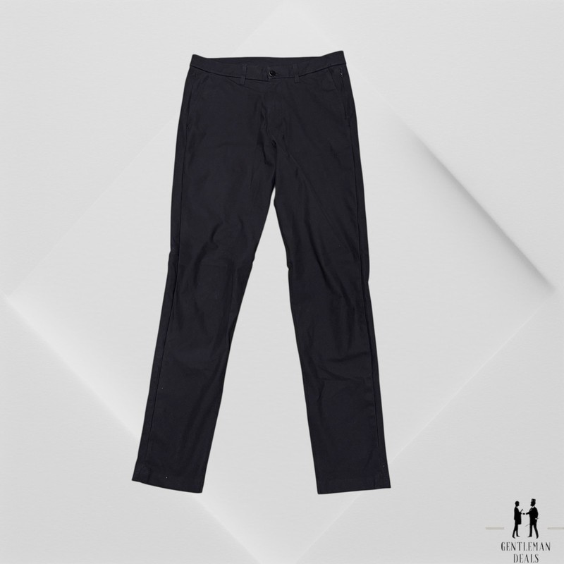 Lululemon Commission Pants Mens 32x33 Black Skinny Fit   Inseam ABC Stretch