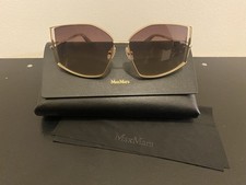 MAX MARA MM142-32F-59  Sunglasses Frame Size 59mm 135mm 15mm GOLD Women