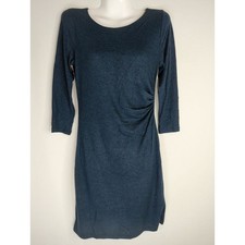 Ann Taylor Loft Women's 3/4 Sleeve Sheath Mini Blue XS Petites Modest Preppy NWT