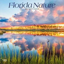 BrownTrout,  Florida Nature 2026 Wall Calendar, 12'' X 12'', 16-Month Calendar w
