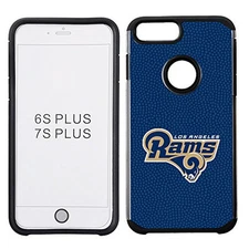 PBG NFL Los Angeles Rams Pebble Grain Case For iPhone 8 Plus, 7 Plus & 6S Plus