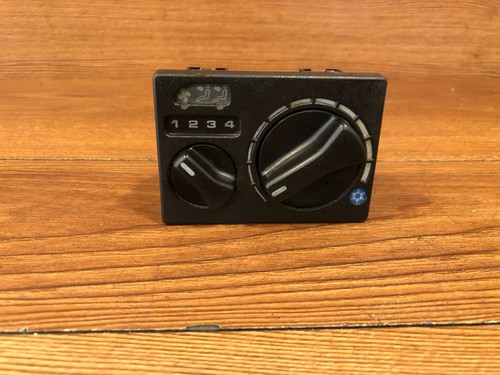 1992-1997 VOLKSWAGEN EUROVAN REAR AC AIR CLIMATE CONTROL HEATER SWITCH OEM #2 - Picture 4 of 10