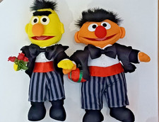 BLITZPREIS ! Vintage Ernie und Bert Plüsch Set .Collec' Edition-JuniorToysAg Rar