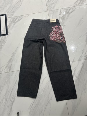 Derchutze Blossom V2 Waist 30 Raw Denim Black | eBay