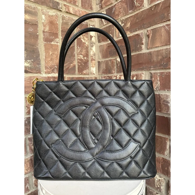 Chanel Medallion Tote Caviar