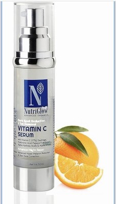 NutriGlow Vitamin C Face Serum Anti Aging Brightening 50ml