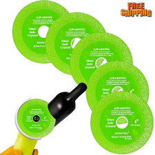 5 Pcs Glass Cutting Disc for Angle Grinder, 4" Ceramic Tile Cutter Blade, Ultra-