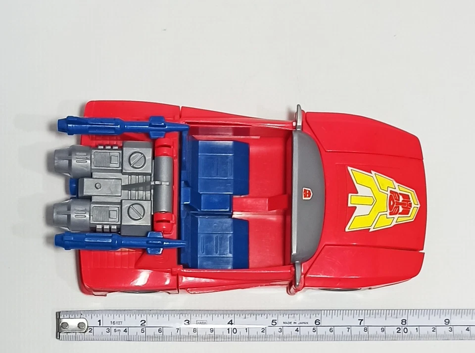 HASBRO VTG 1990 TRANSFORMERS G1 ACTION MASTERS TURBO RACER 100% COMPLETE VEHICLE - Image 2 of 4