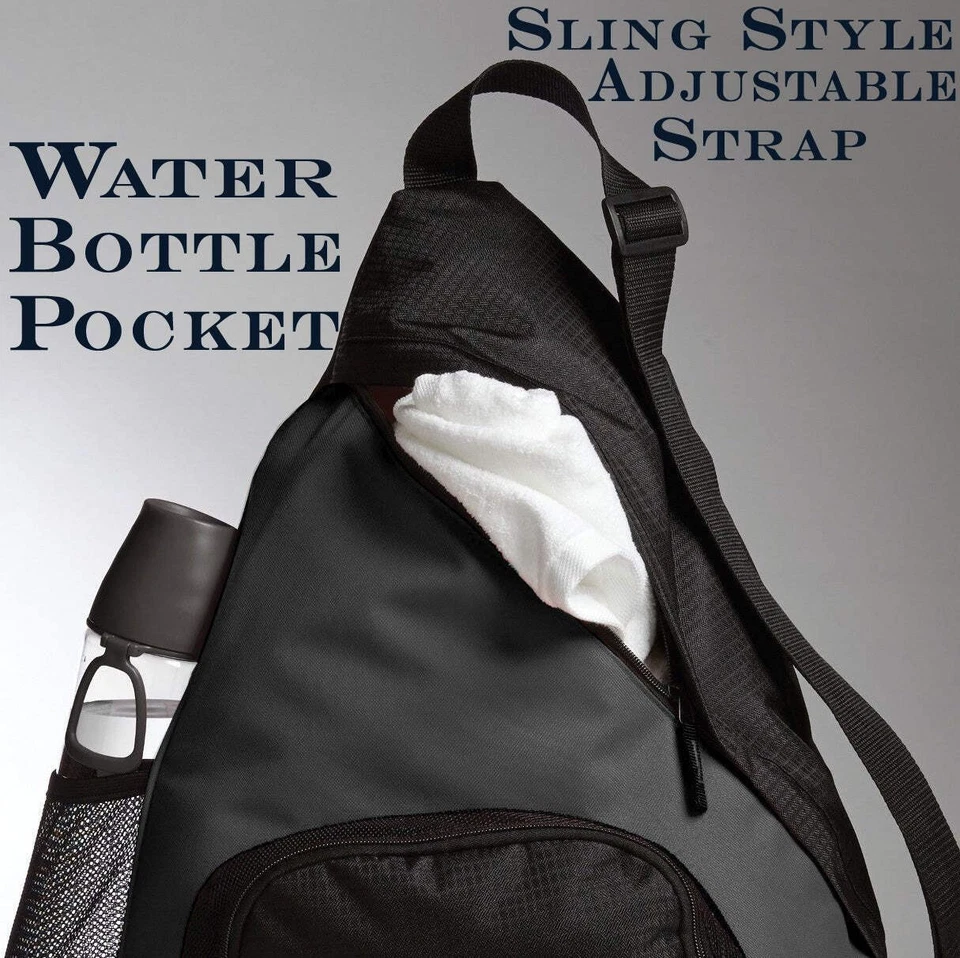 LSU Sling Backpack LSU Tigers Bag with Soccer Ball or Volleyball Bag Sports Gear - Image 2 of 4