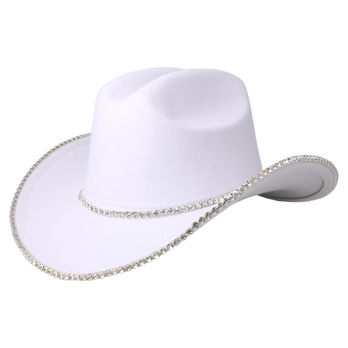 NEW ! Sale Rare Lack of Color Goldilocks White Cowboy Hat Western Brick Hat Style Cowboy Hat Old Murrieta White Canvas  main image 4
