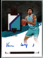 2020-21 Impeccable Vernon Carey Jr. Rookie Patch Auto /88 #109 3 Color On Card