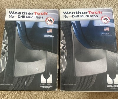 WeatherTech No-Drill MudFlaps Ford Bronco 110140-120145 Front &Rear - Black New