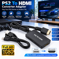 PS2 to HDMI Converter Video Adapter HD for PlayStation 1/2/3 1080P HDTV Monitor