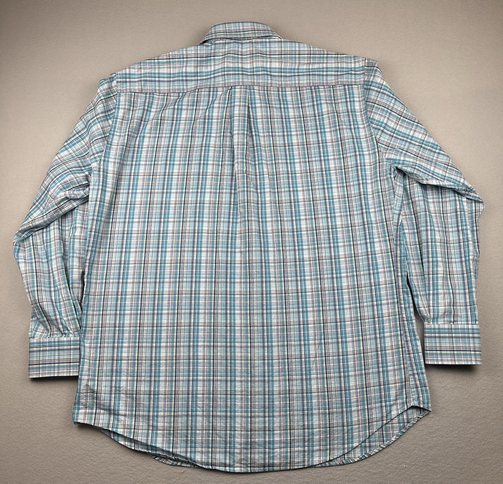 Peter Millar Plaid Gingham Button Down Plaid Mult… - image 12