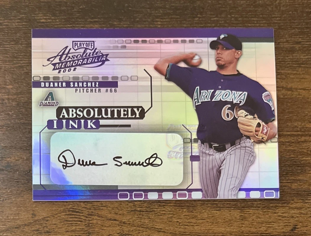 2002 Playoff Absolute Memorabilia - Duaner Sanchez #AI-15 for sale