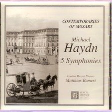 MICHAEL HAYDN MATTHIAS BAMERT - Michael Haydn: 5 Symphonies - CD - SEALED/NEW