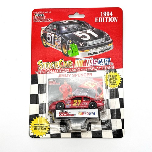 Racing Champions 1994 Edition Jimmy Spencer #27 McDonald's NASCAR Stock Car NEW - Picture 1 of 5