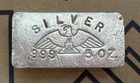 RARE Montana 5-Ounce .999 Silver Eagle Bar