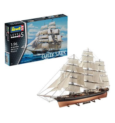 Cutty Sark Vintage Clipper Segelschiff Modellbausatz 1:96 Revell 05422