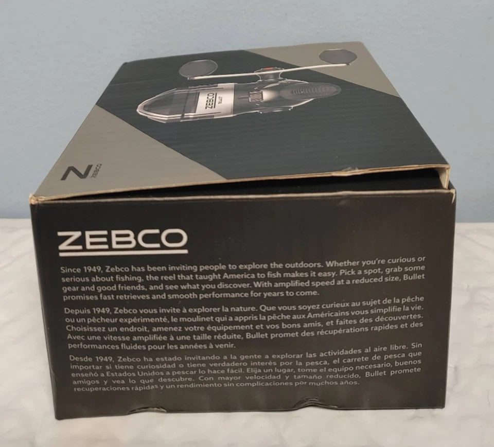 Zebco ZS5622 ZB20 Bullet 9 Ballbearing Spincast Reel - Image 4 of 4