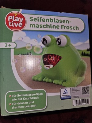 Seifenblasenmaschine Frosch Ink Batterie 500ml Seifenblasenflüssigkeit Silvester