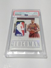 2017-18 NATIONAL TREASURES ROOKIE LOGOMAN JUMBO PATCH RC ANTE ZIZIC /5 PSA8 POP1