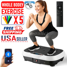 Vibration Plate Exercise Machine Whole Body Workout Vibrate Platform Fitness