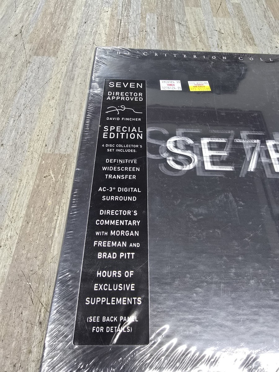 Se7en The Criterion Collection 4 Laserdiscs Morgan Freeman