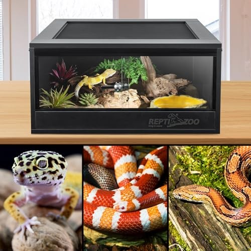 20 Gallon PVC Reptile Terrarium, 24x18x12 inch Reptile Tank for Crested Gecko - Picture 7 of 7