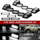 For 2003-2009 Hummer H2 14pcs LED Cab Roof Running Light Side Marker Lamp White